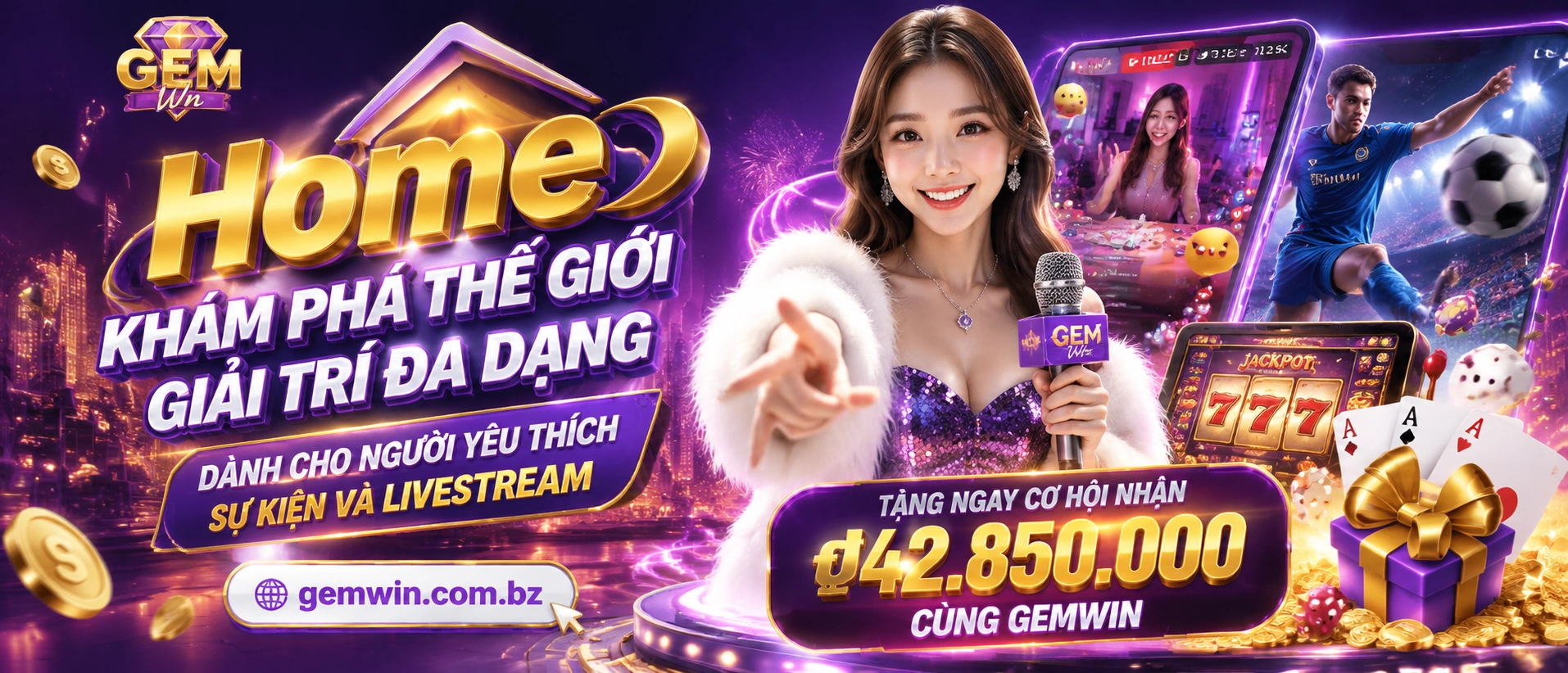 Khu vực hiển thị game trên Gemwin