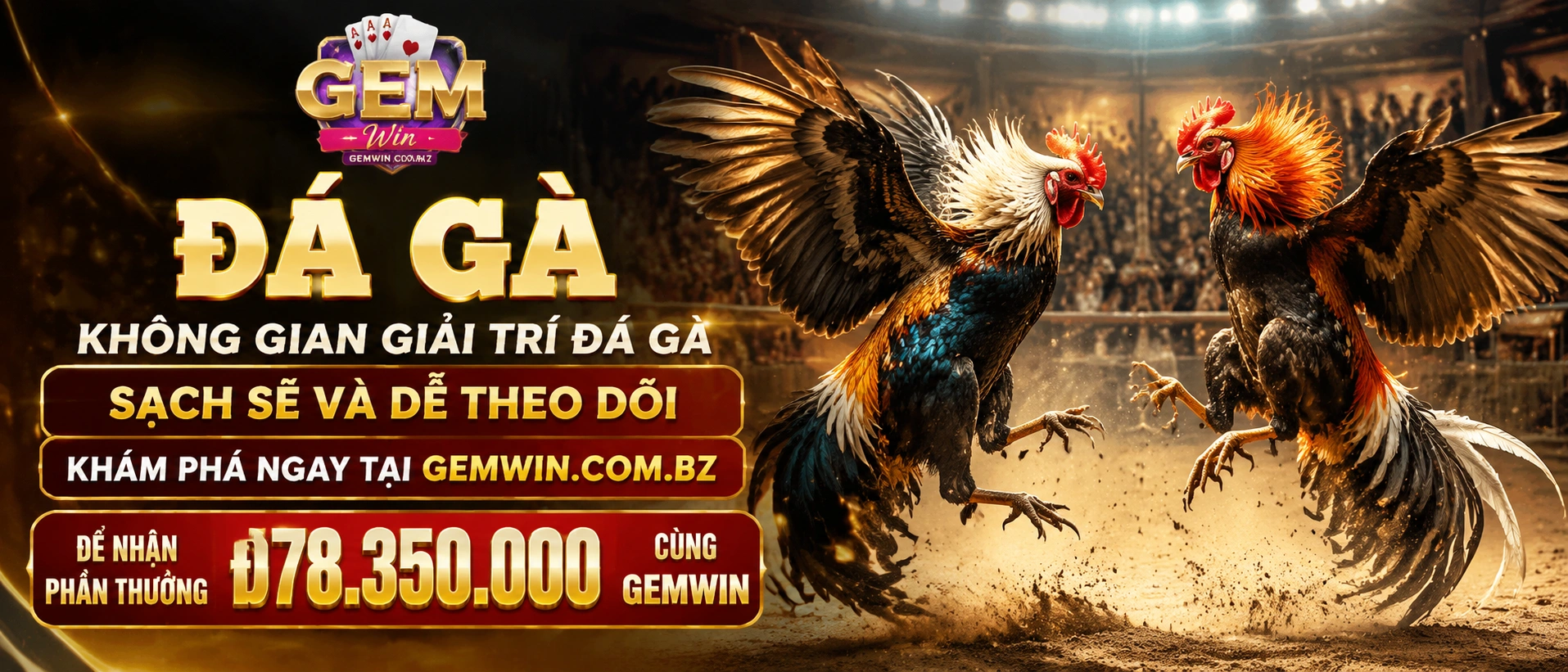 Đá Gà Trực Tiếp trên Gemwin